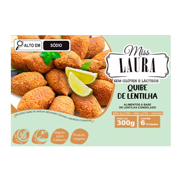 QUIBE DE LENTILHA VEGANO MISS LAURA 300G