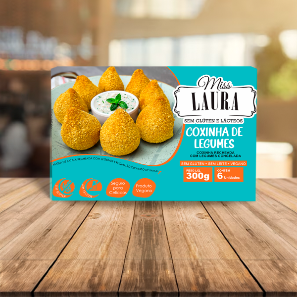 Coxinha de legumes Miss Laura 300g